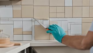 How to install a kitchen backsplash tile?